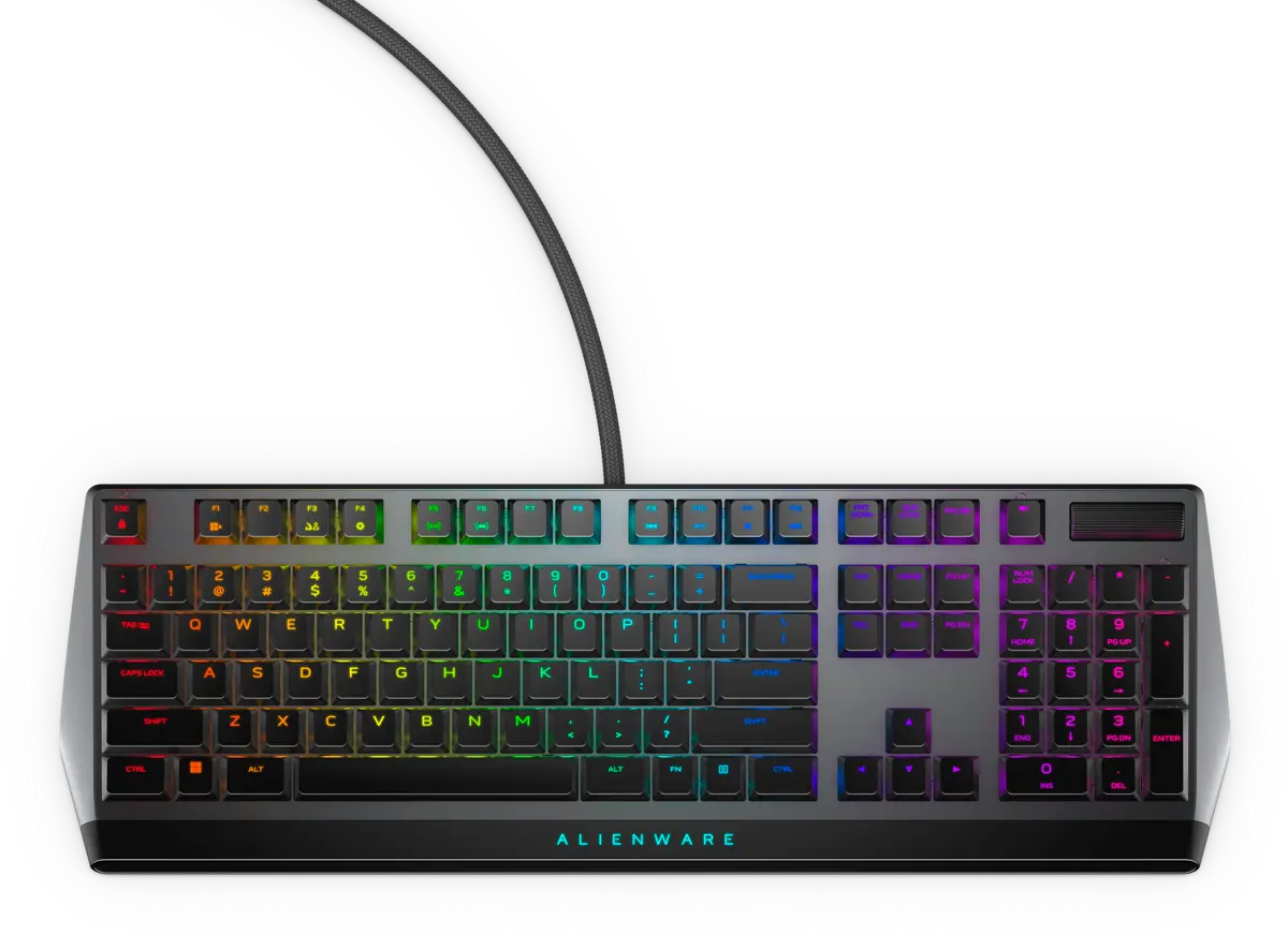 Dell Alienware AW510K — Mechanical Gaming Keyboard, Cherry MX Low Profile Red, RGB, tenkeyless