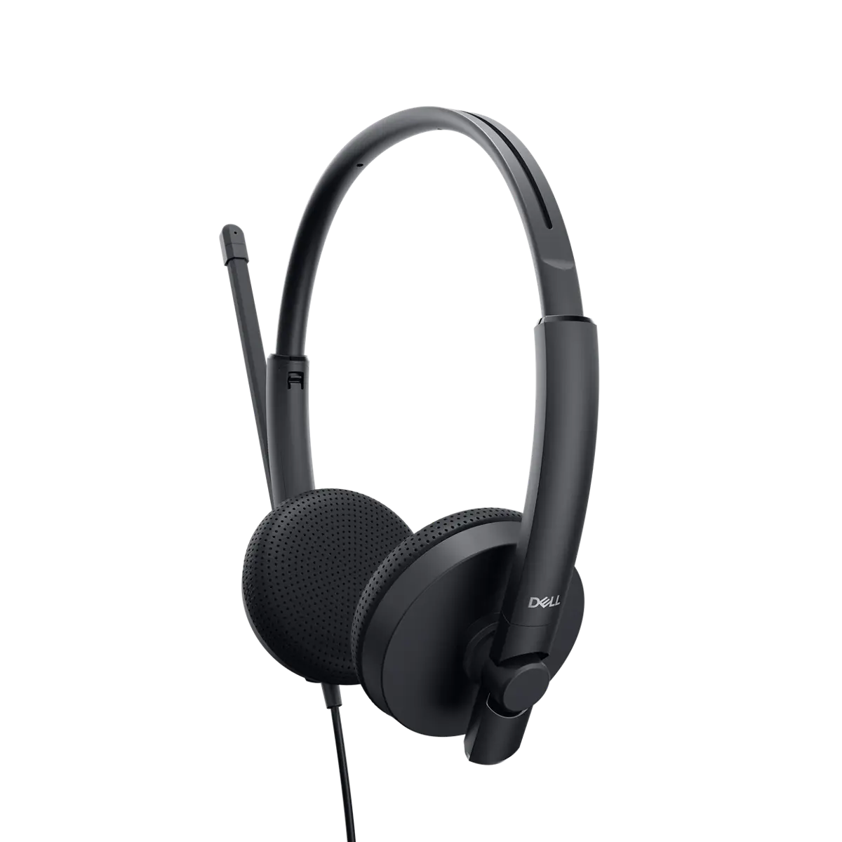 Dell Stereo Headset WH1022 — Wired USB Office Headset, Fixed boom mic