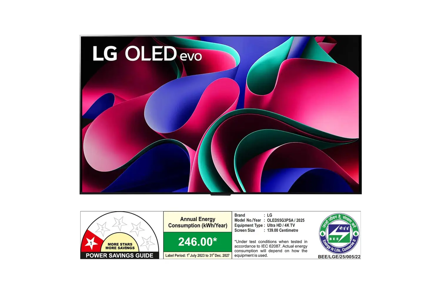 LG OLED evo G3 (OLED55G3PSA / OLED77C3PSA class)
