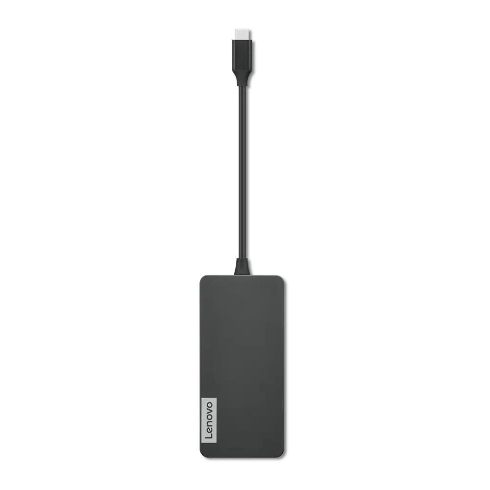 Lenovo USB-C 7-in-1 Hub (4X90V55523) — USB-C 7-in-1 multiport hub, 1x HDMI, 4K output