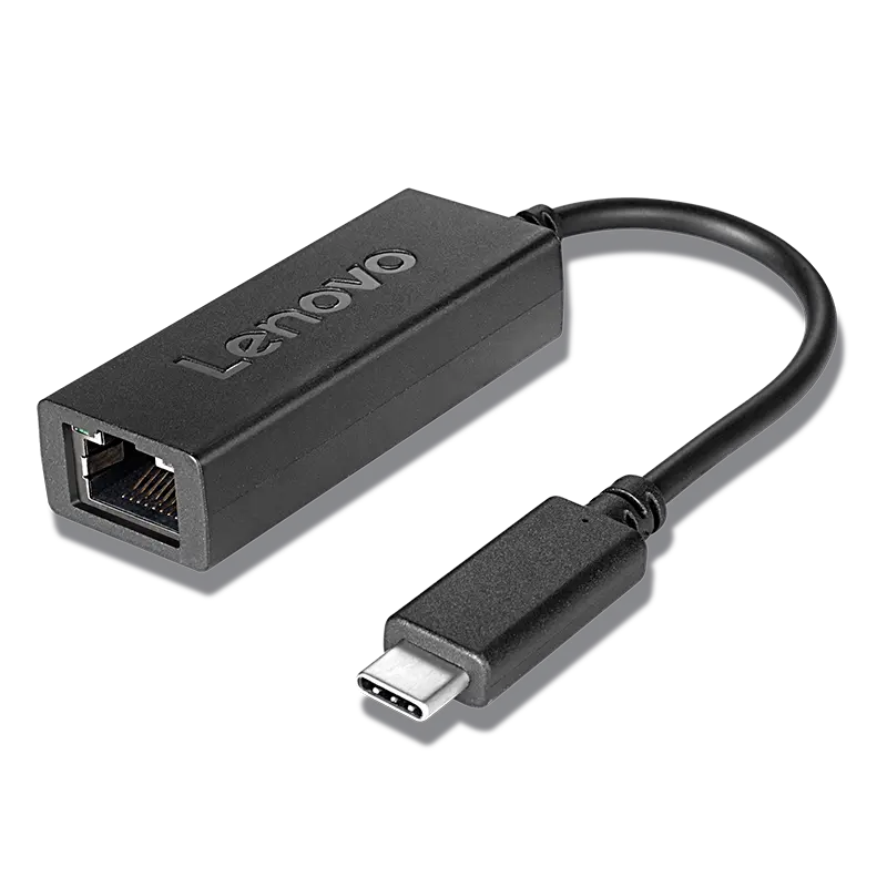 Lenovo USB-C to RJ45 Ethernet Adapter (C506) — USB-C to RJ45 (Gigabit Ethernet), 10/100/1000 Mbps