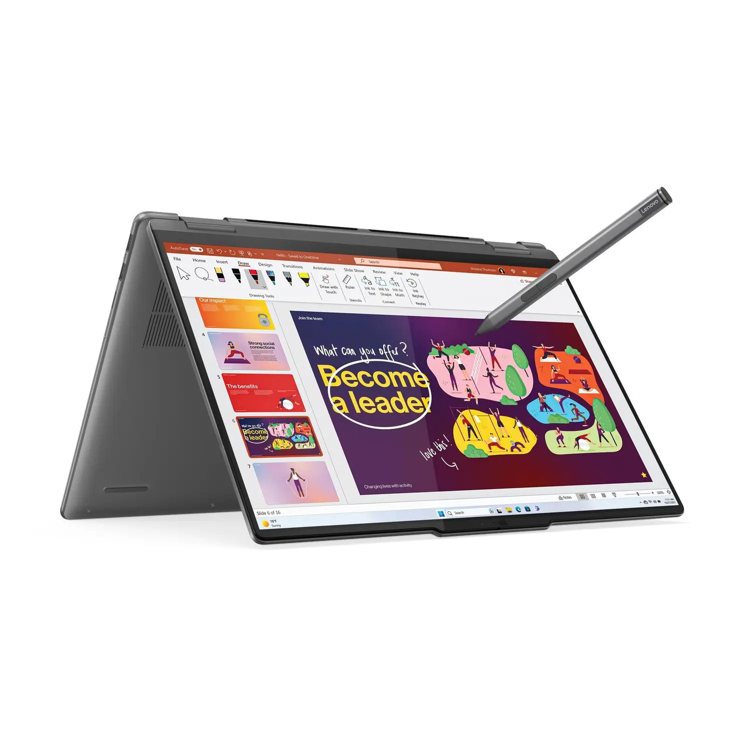 Lenovo Yoga 7i 16" 2-in-1 Core Ultra 7 155H (2024) - 16GB/1TB