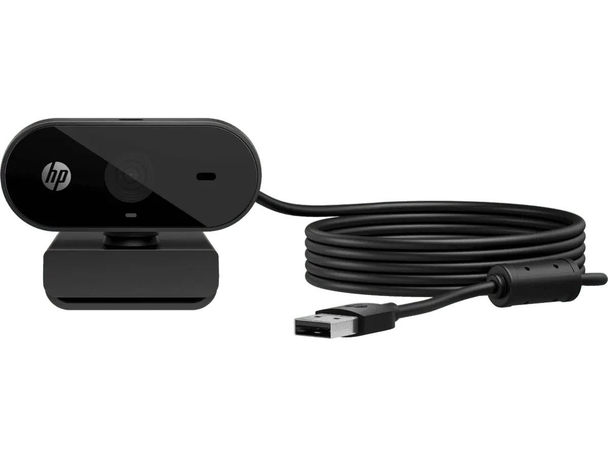 HP 320 FHD Webcam (53X26AA) — Webcam, 1080p Full HD, 30fps