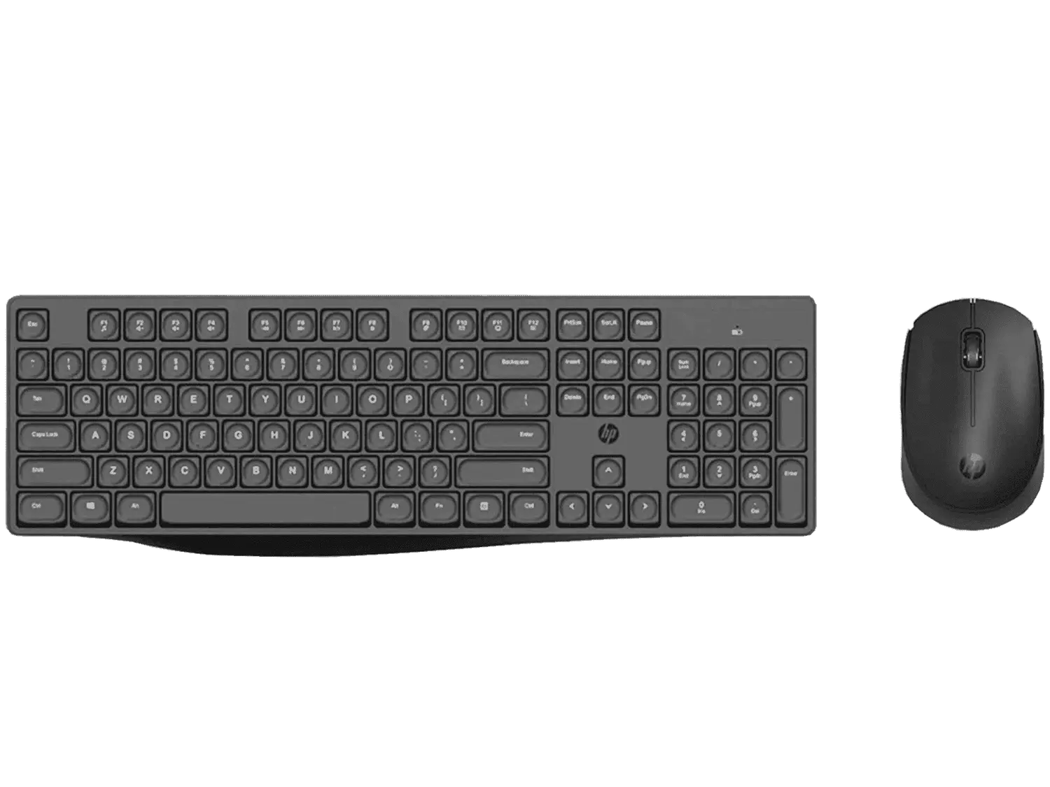HP CS10 Combo — Wireless Keyboard + Mouse Combo, 2.4 GHz wireless