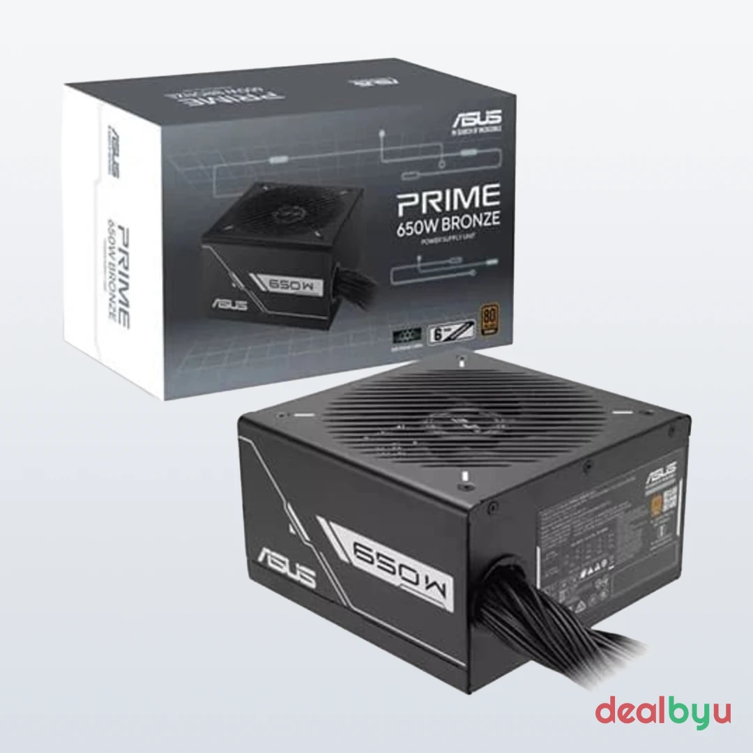 ASUS Prime 650B 650W — 80+ Bronze Non-Modular Power Supply