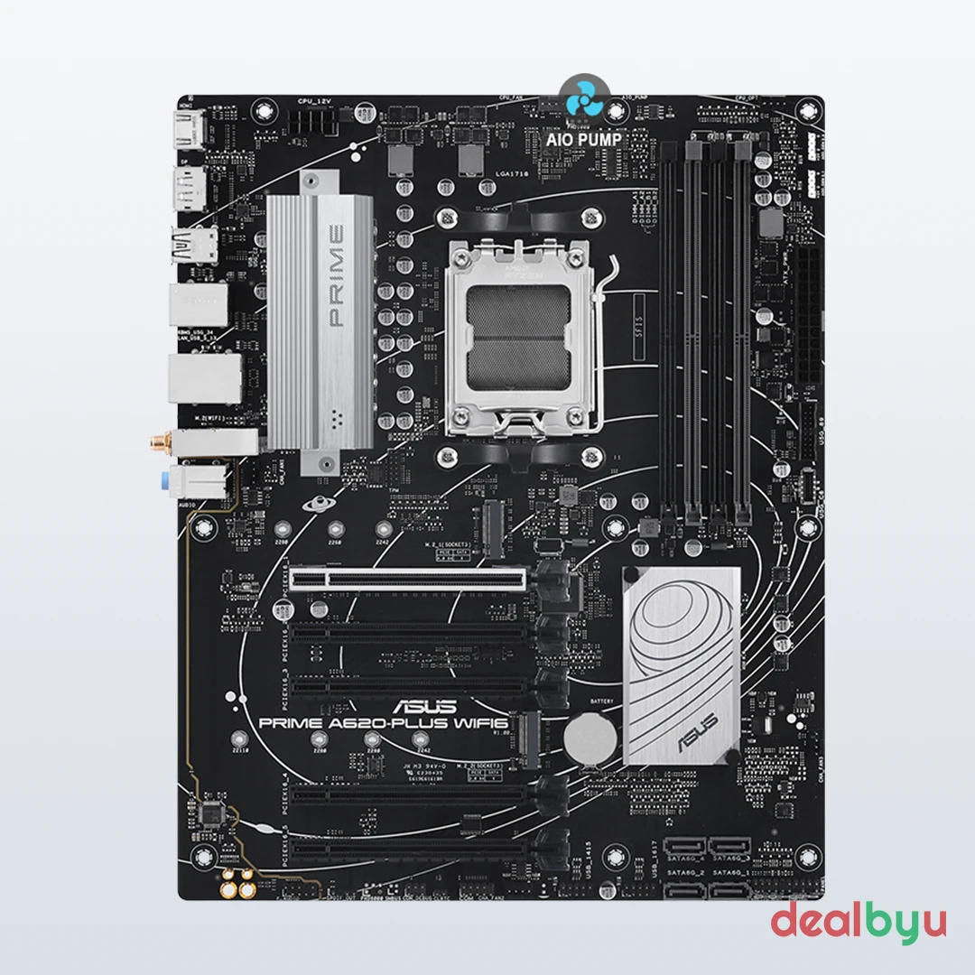 ASUS Prime A620-Plus WiFi6 Motherboard