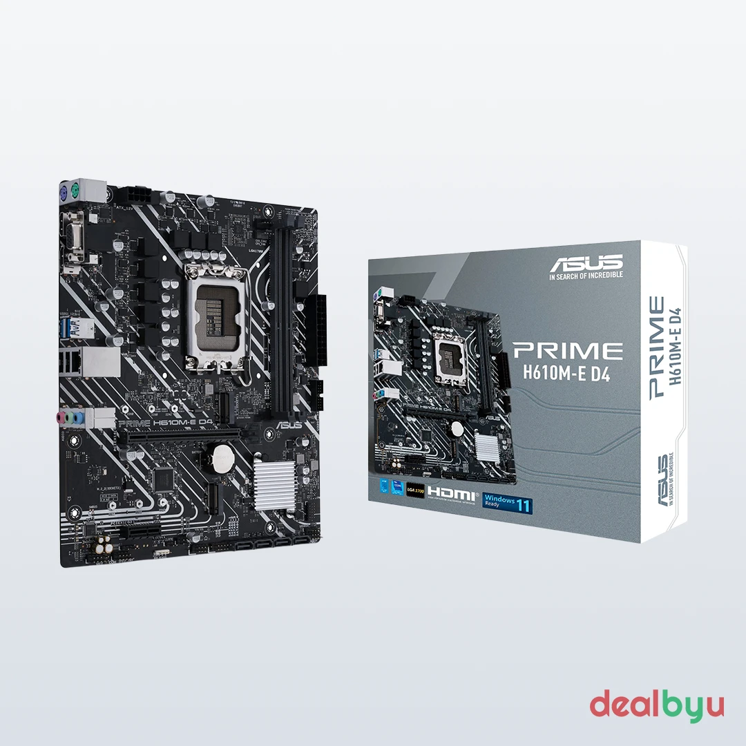 ASUS Prime H610M-E D4 Motherboard