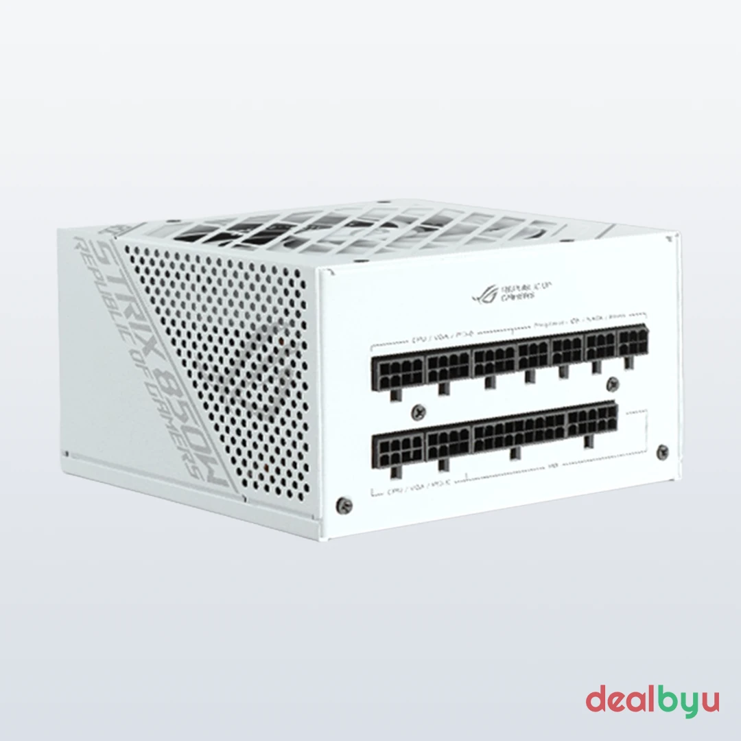 ASUS ROG Strix 850G White 850W — 80+ Gold Fully Modular Power Supply (White)