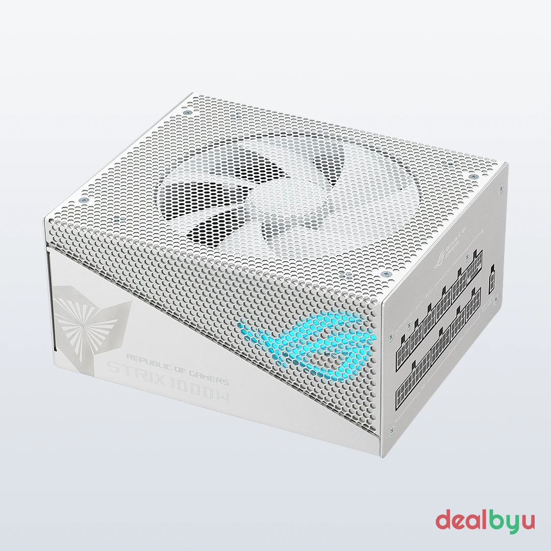 ASUS ROG Strix 1000G Aura White Edition 1000W — 80+ Gold Fully Modular Power Supply (White)