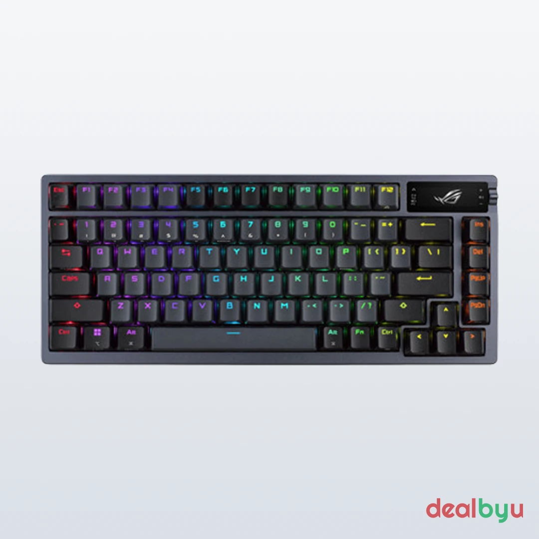 ASUS ROG Azoth — Mechanical Gaming Keyboard, ROG NX Snow, RGB, multi-device wireless