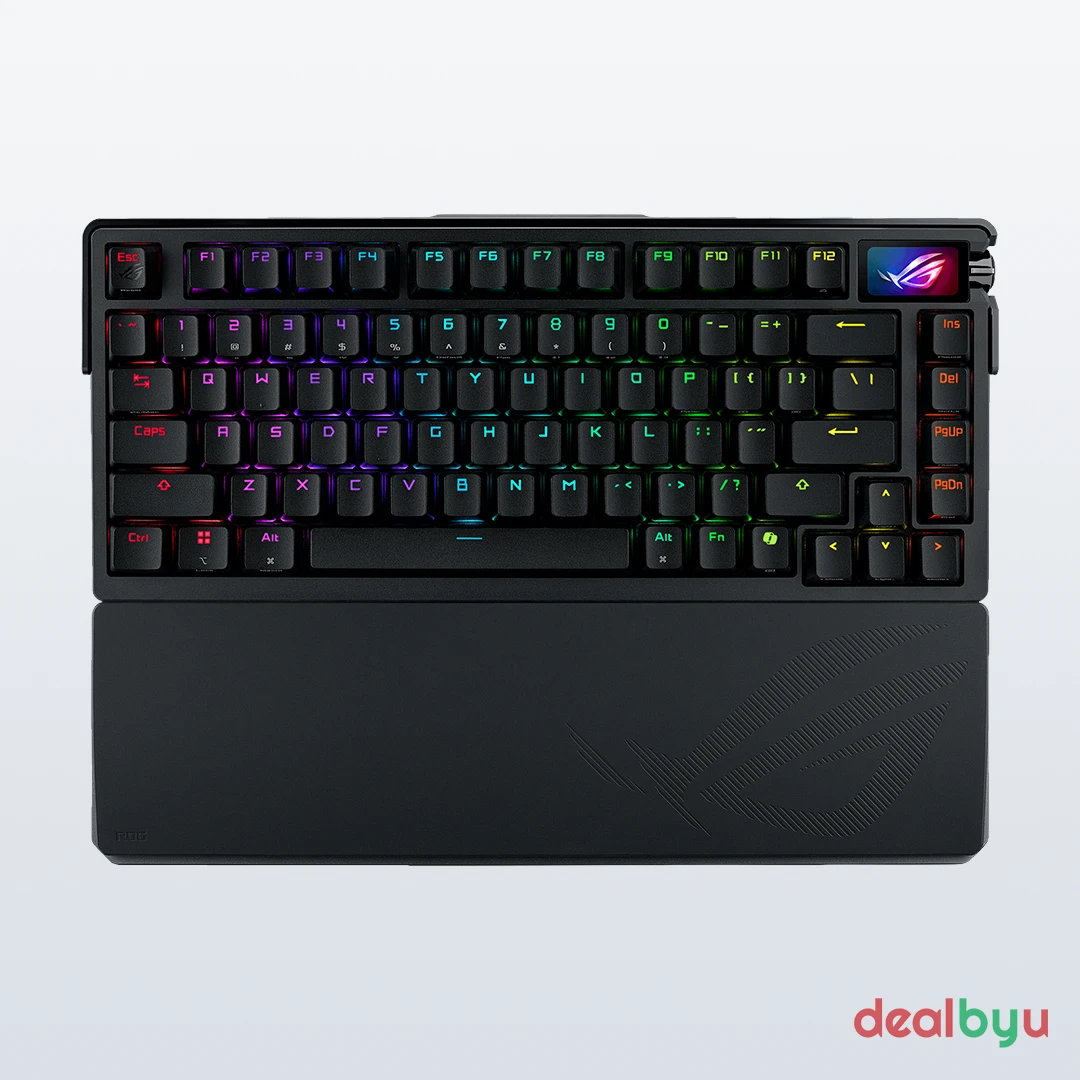 ASUS ROG Azoth Extreme — Mechanical Gaming Keyboard, ROG NX Snow, RGB, multi-device wireless