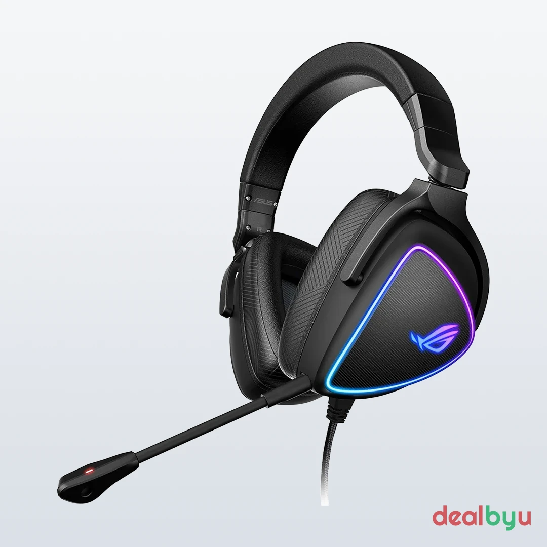 ASUS ROG Delta S — Wired USB Gaming Headset, 7.1 Surround, Detachable boom mic