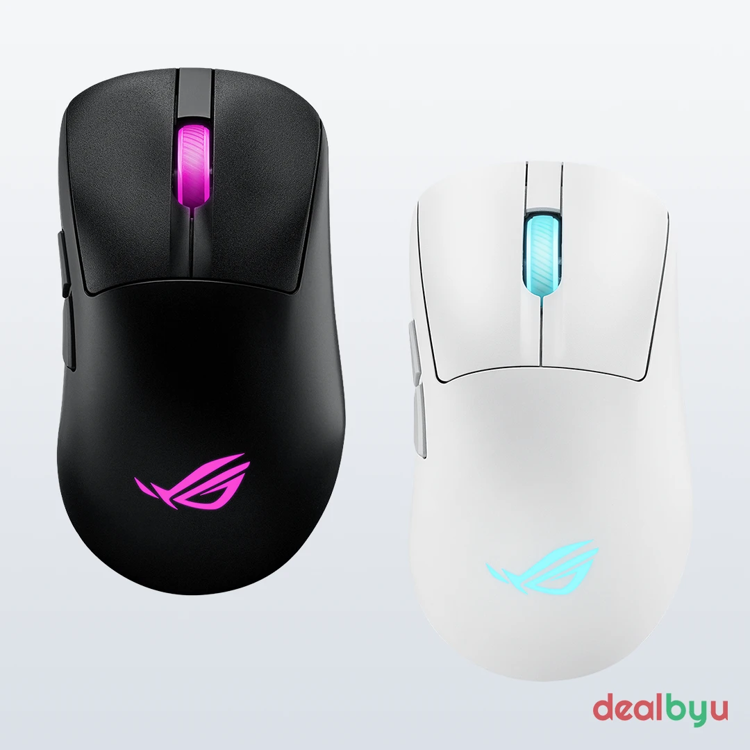 ASUS ROG Keris II Origin — Multi-device Wireless Gaming Mouse, 42,000 DPI, RGB, 65 g lightweight