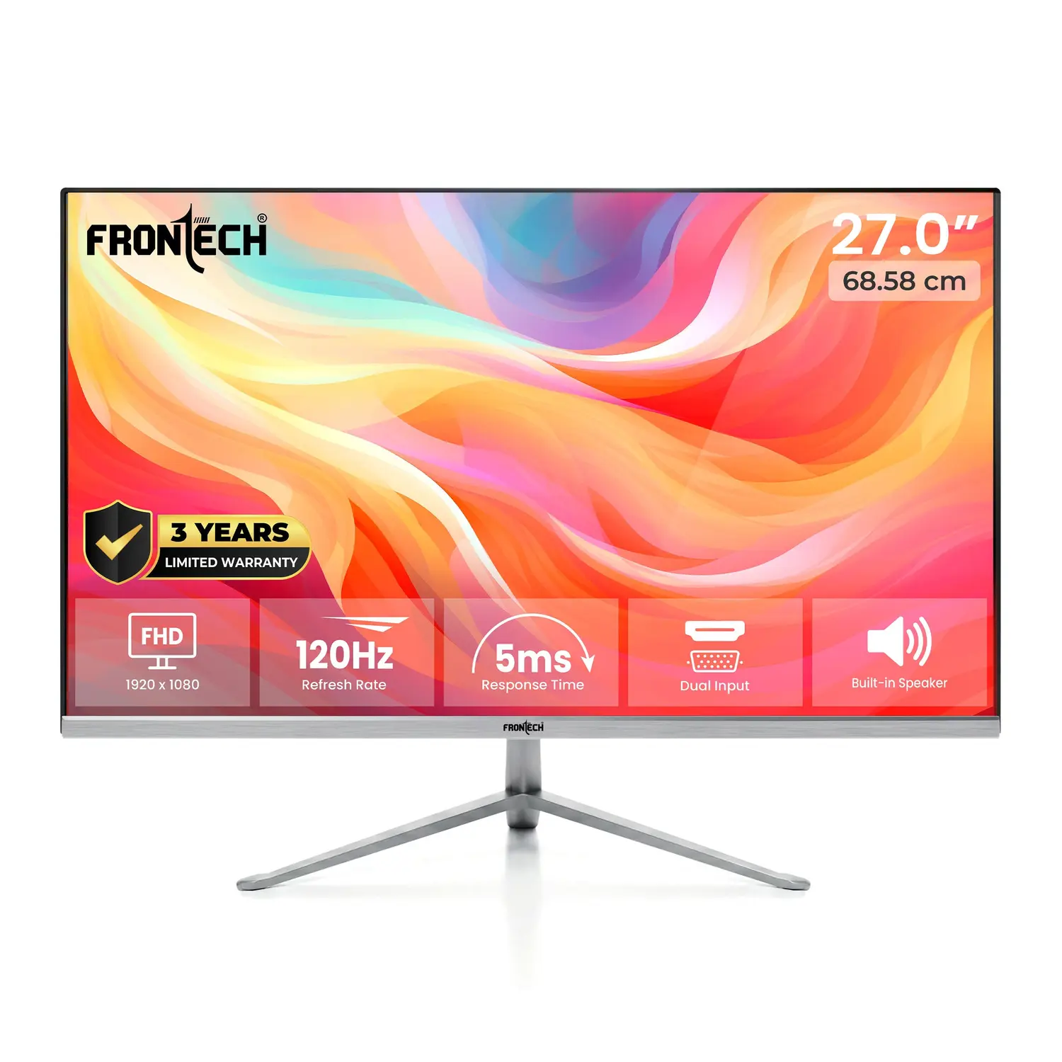 Frontech MON-0086 27-inch FHD 120Hz Gaming Monitor