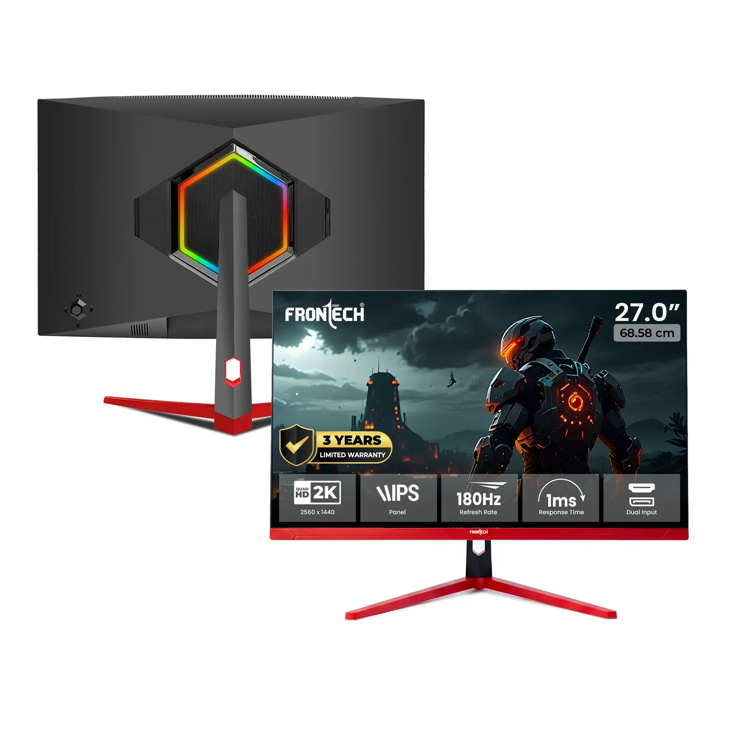 Frontech MON-0085P 27-inch QHD 180Hz Gaming Monitor