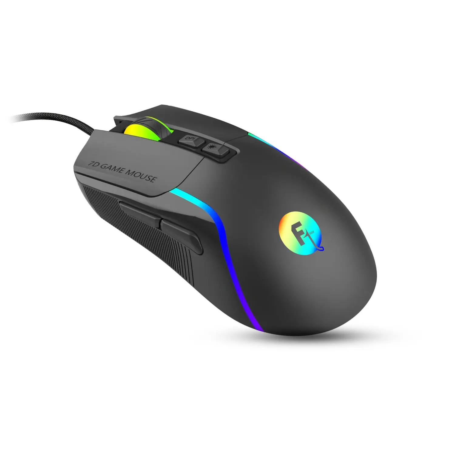 Frontech MS-0108 Spectra X — Wired Gaming Mouse, 12,800 DPI, RGB
