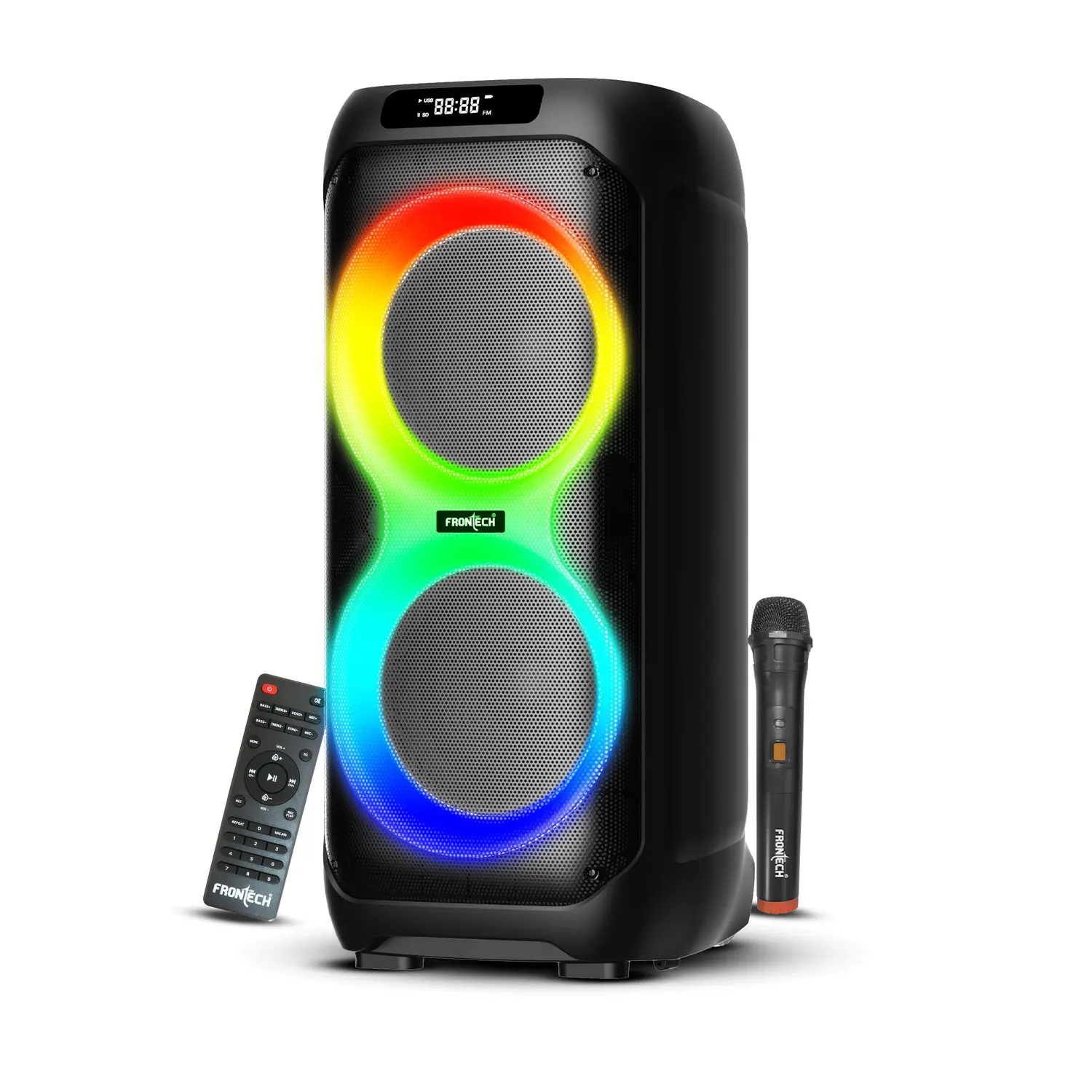 Frontech Smash PRO-95P Multimedia Party Speaker (SW-0095P) — Bluetooth Speaker, 150 W, 2 H