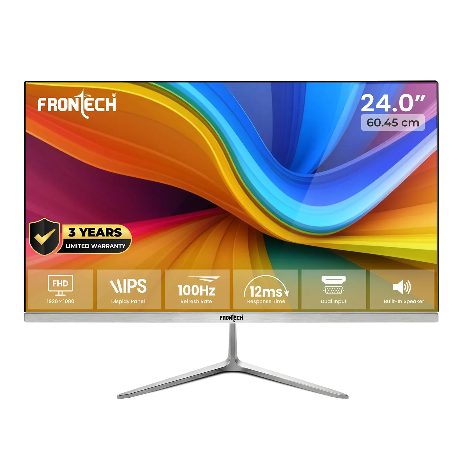 Frontech MON-0089 24 inch FHD 100Hz IPS LED Monitor (Ultima Series)
