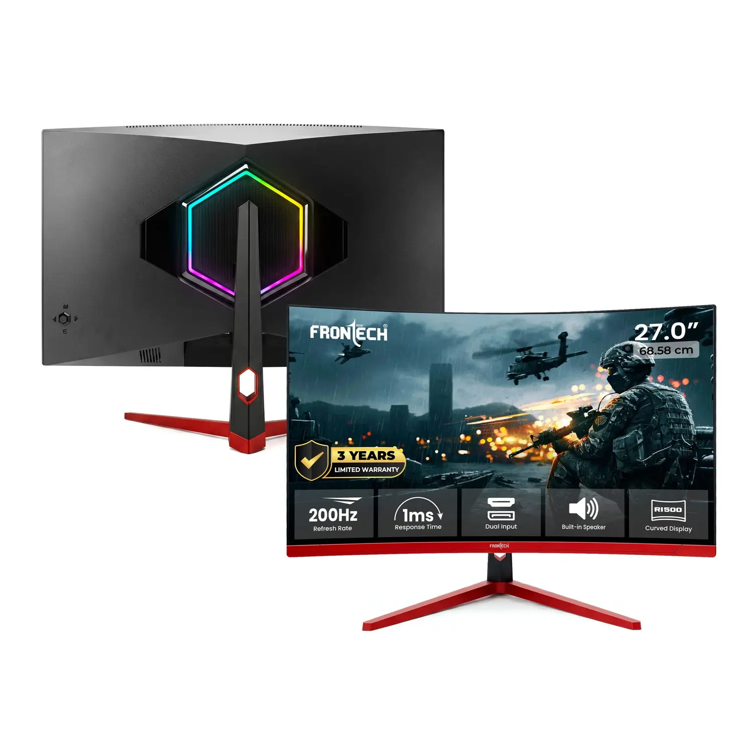 Frontech MON-0052 27-inch FHD 200Hz Gaming Monitor