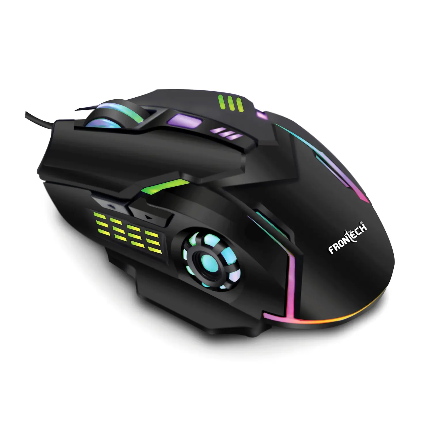 Frontech MS-0050 — Wired Gaming Mouse, 3,600 DPI, RGB