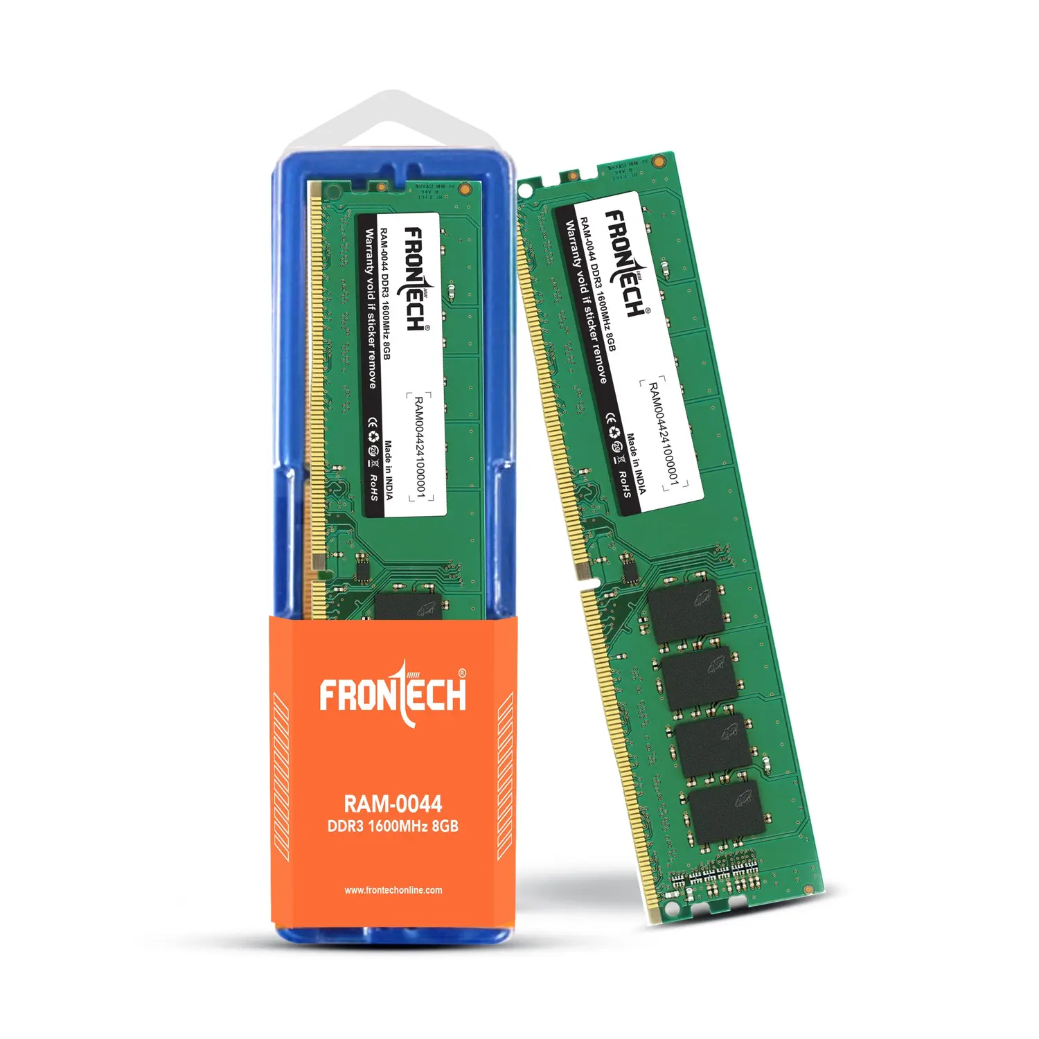 Frontech DDR3 8 GB (1 × 8 GB) 1600 MT/s CL11 Green Desktop Memory Module