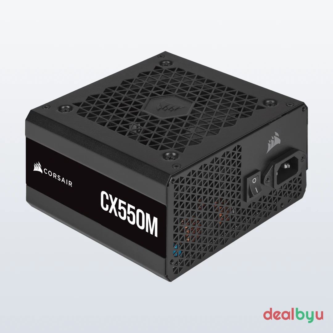 Corsair CX550M 550W — 80+ Bronze Semi-Modular Power Supply