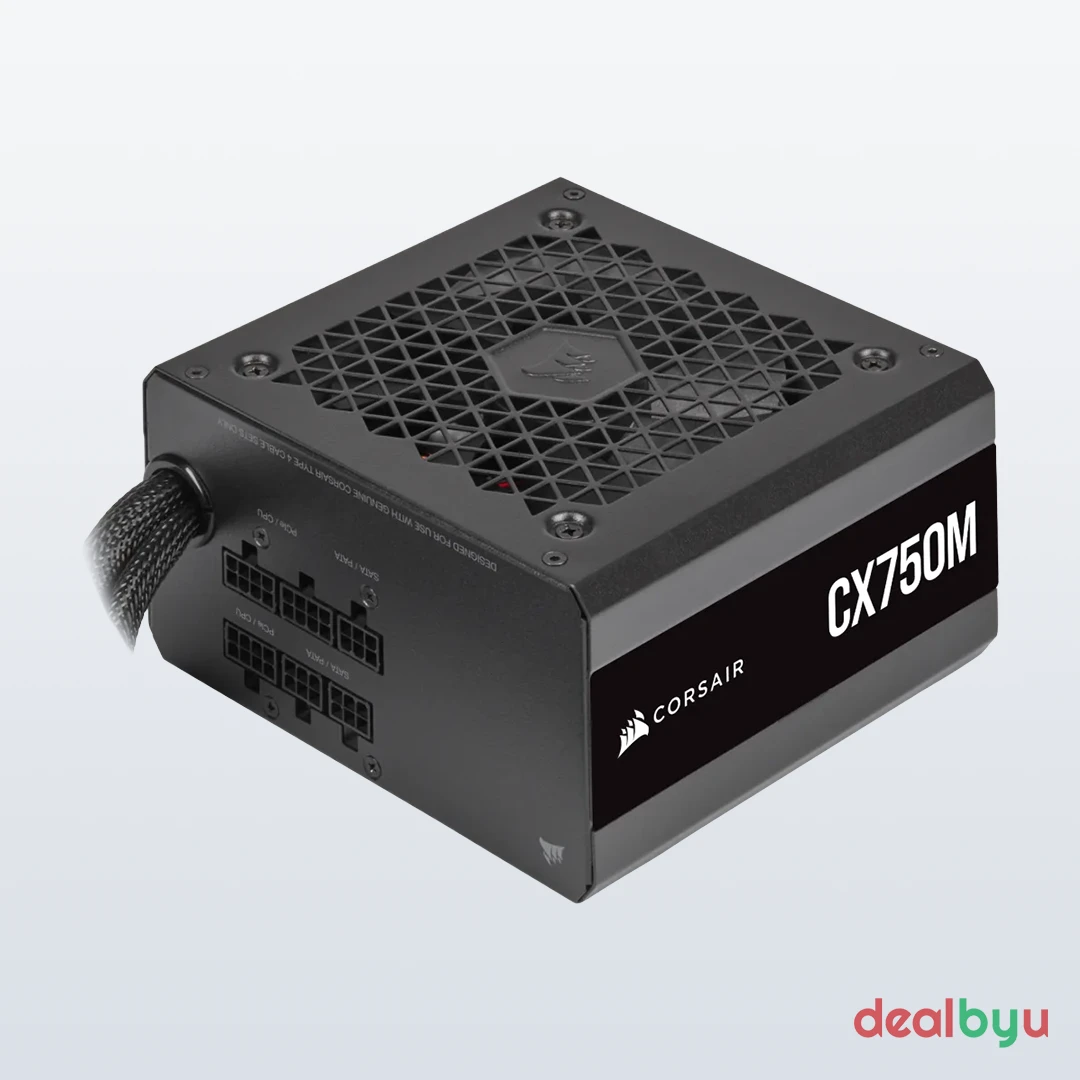 Corsair CX750M 750W — 80+ Bronze Semi-Modular Power Supply