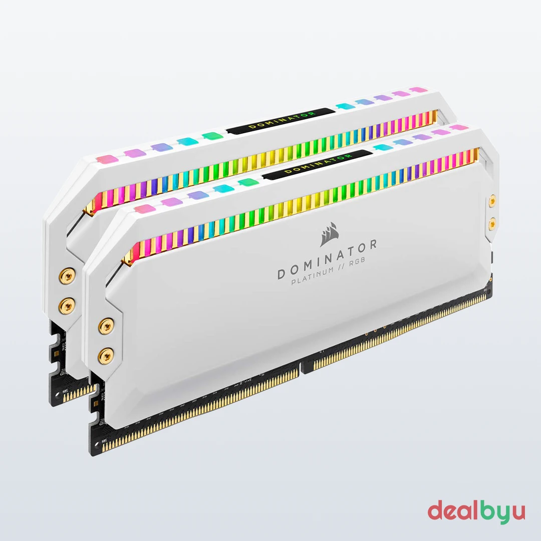 Corsair Dominator Platinum RGB DDR4 32 GB (2 × 16 GB) 3200 MT/s CL16 RGB White Desktop Memory Kit