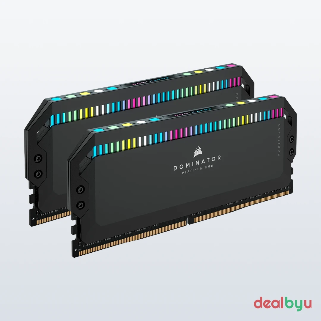 Corsair Dominator Platinum RGB DDR5 32 GB (2 × 16 GB) 5200 MT/s CL40 RGB Desktop Memory Kit