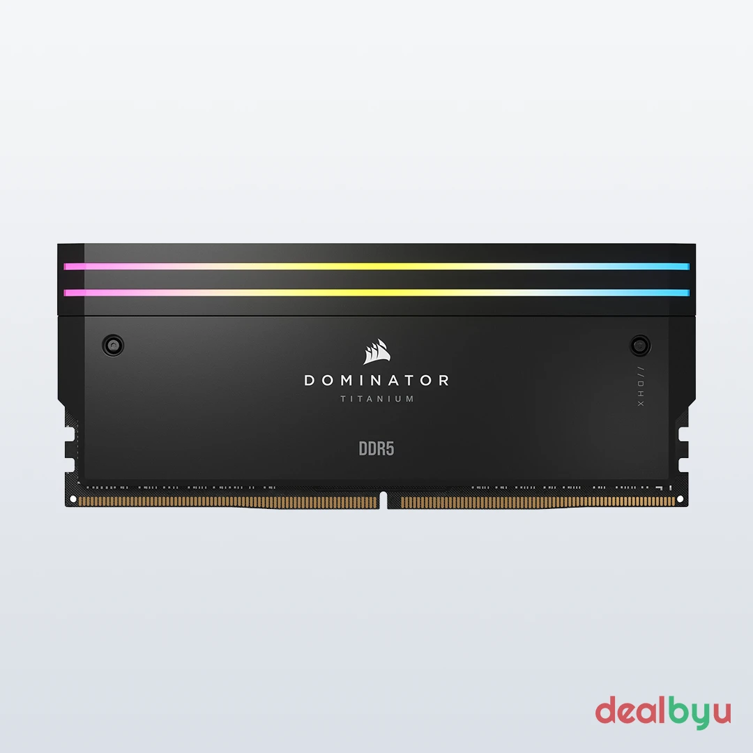 Corsair Dominator Titanium DDR5 32 GB (2 × 16 GB) 7200 MT/s CL34 RGB White Desktop Memory Kit