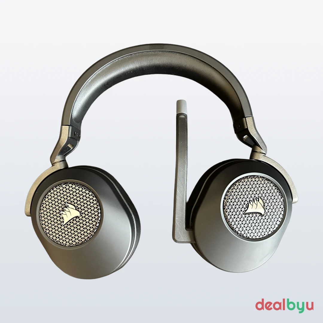 Corsair HS65 Wireless — Wireless 2.4GHz + Bluetooth Gaming Headset, 7.1 Surround, Fixed boom mic