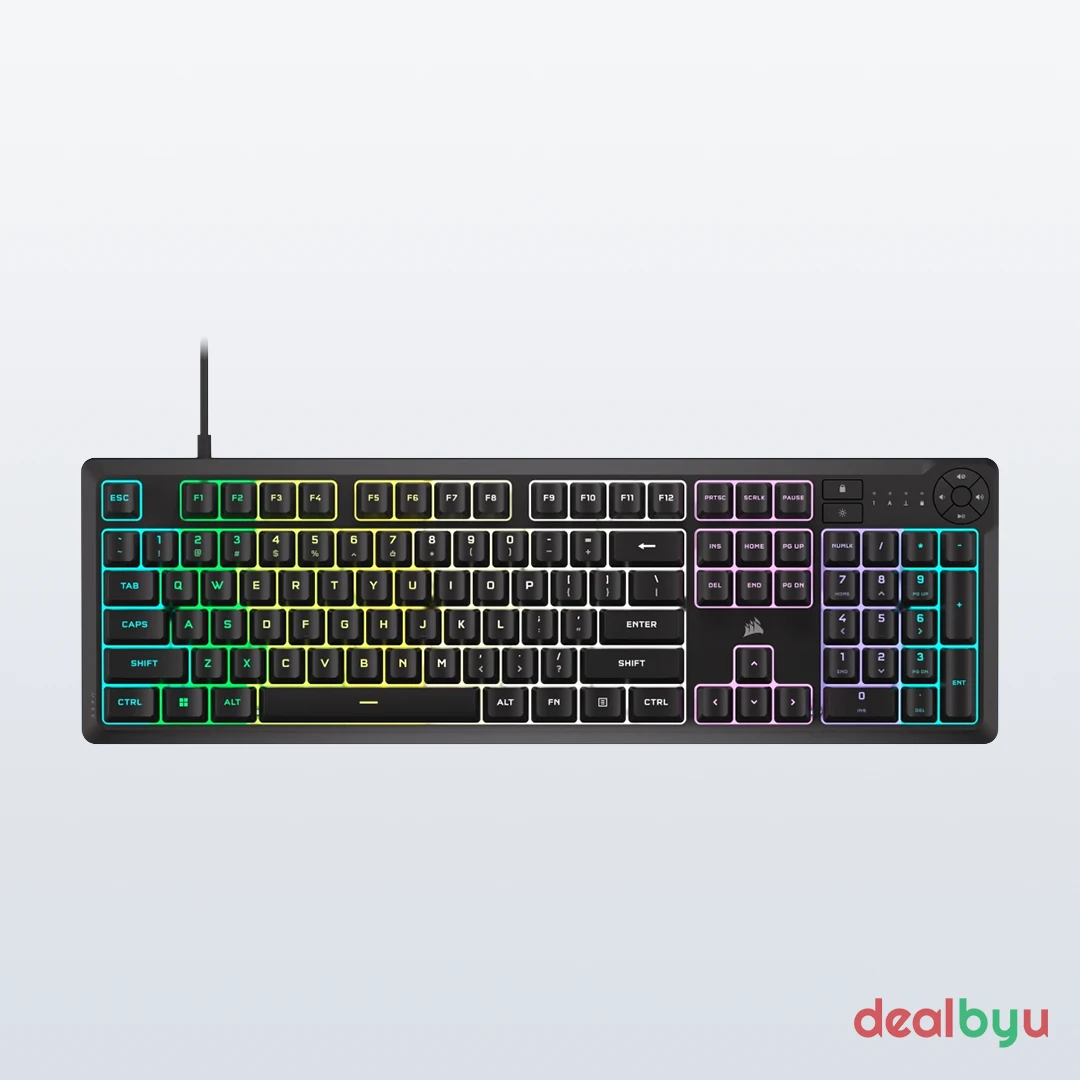 Corsair K55 CORE RGB — Multimedia Keyboard, RGB