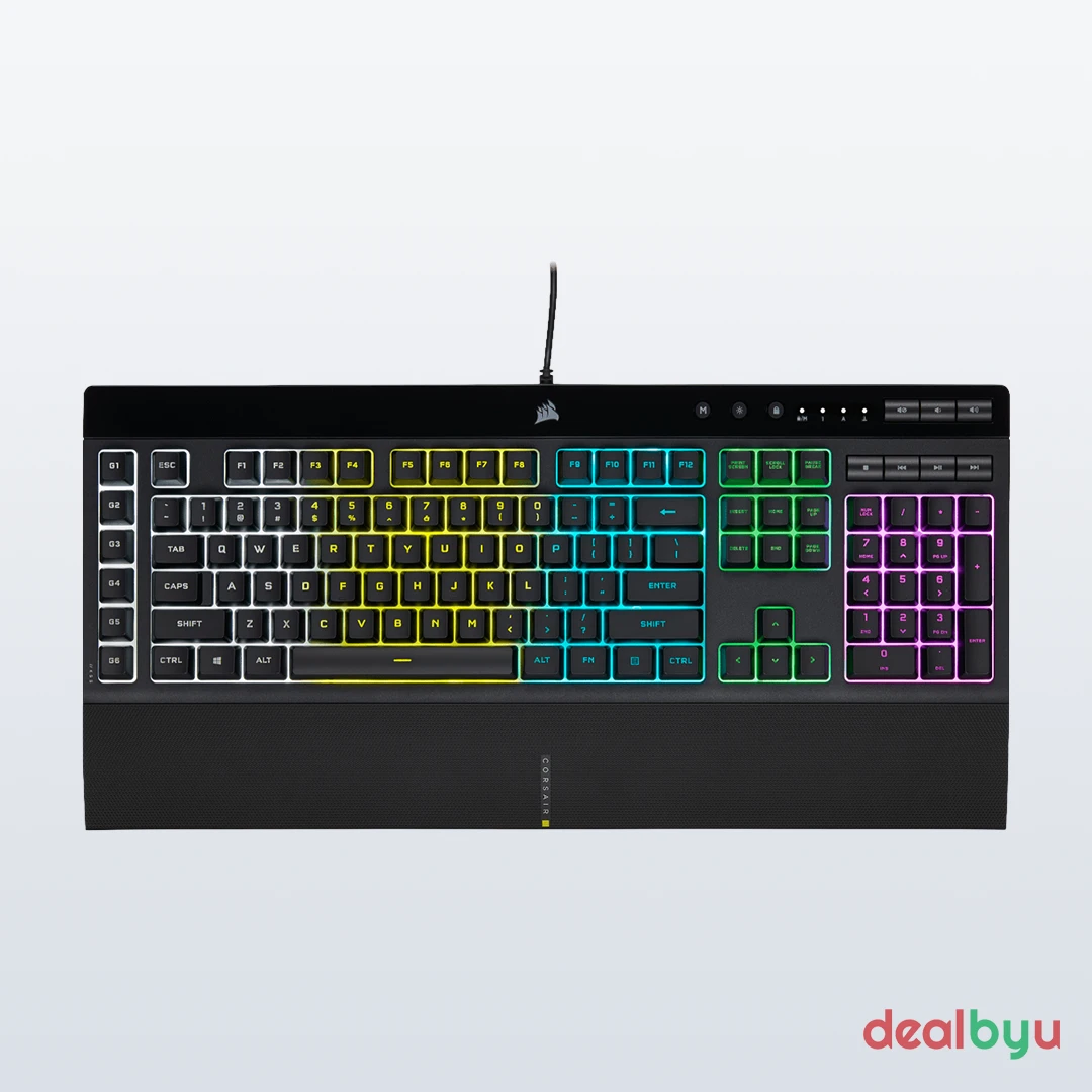 Corsair K55 RGB PRO — Multimedia Keyboard, RGB