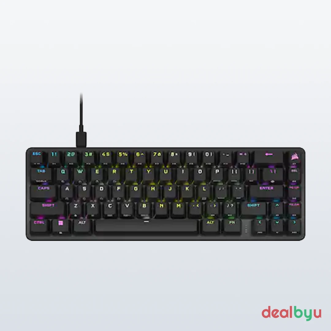 Corsair K65 PRO Mini RGB — Mechanical Gaming Keyboard, Corsair OPX, RGB, compact