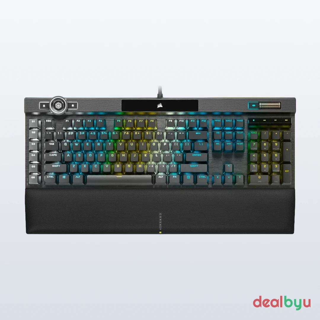 Corsair K100 RGB — Mechanical Gaming Keyboard, Corsair OPX, RGB