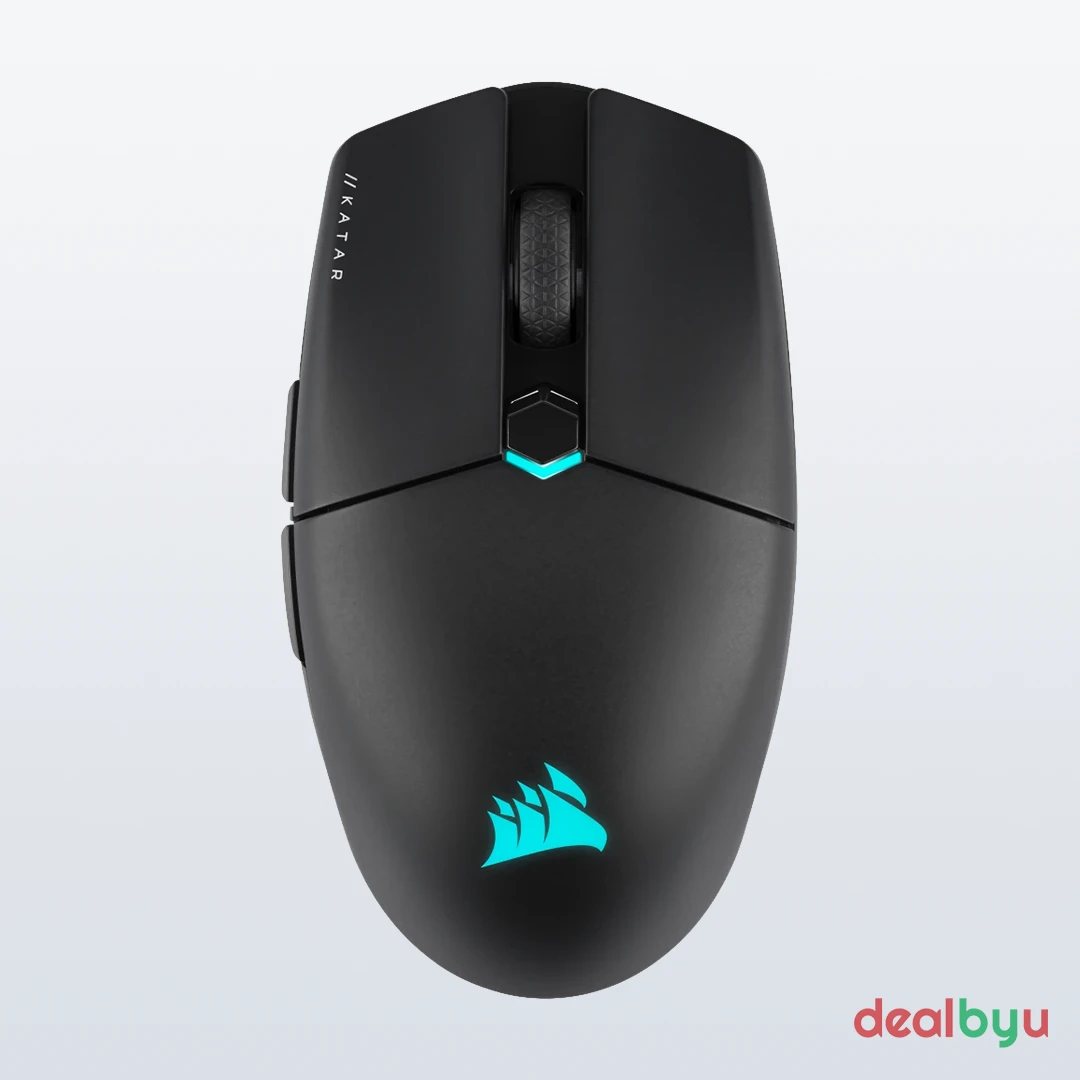 Corsair Katar Elite Wireless — Multi-device Wireless Gaming Mouse, 26,000 DPI, 69 g lightweight
