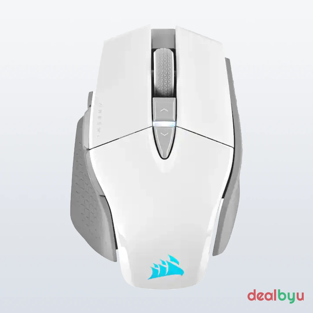 Corsair M65 RGB Ultra Wireless — Multi-device Wireless Gaming Mouse, 26,000 DPI, RGB