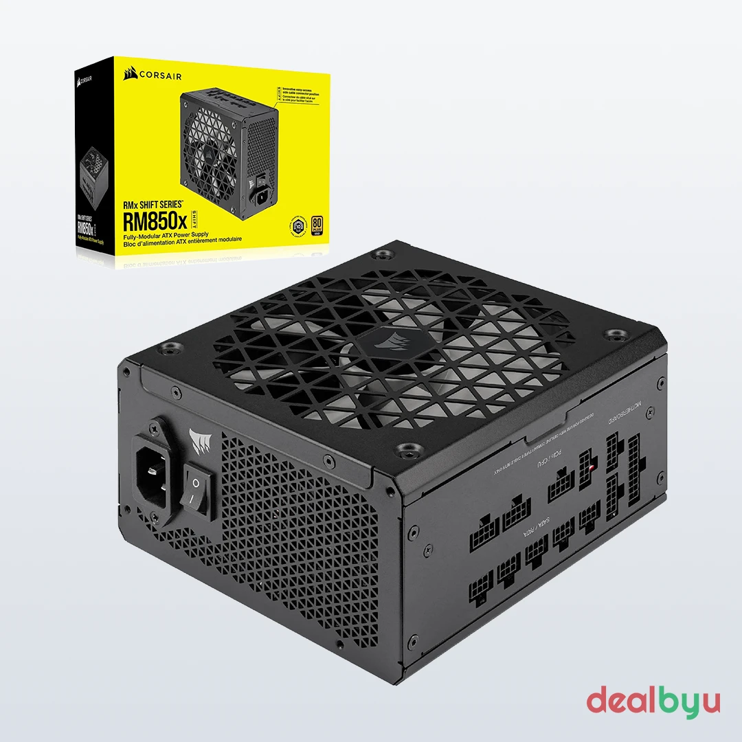 Corsair RM850x Shift 850W — 80+ Gold Fully Modular Power Supply