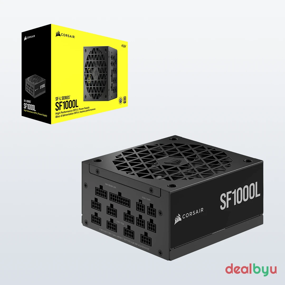 Corsair SF1000L 1000W — 80+ Gold SFX-L Fully Modular Power Supply