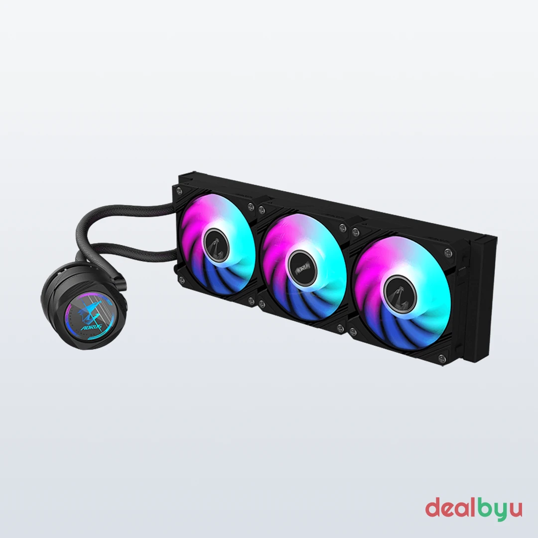 Gigabyte AORUS Waterforce II 360 ARGB (Black) — 360mm AIO Liquid CPU Cooler