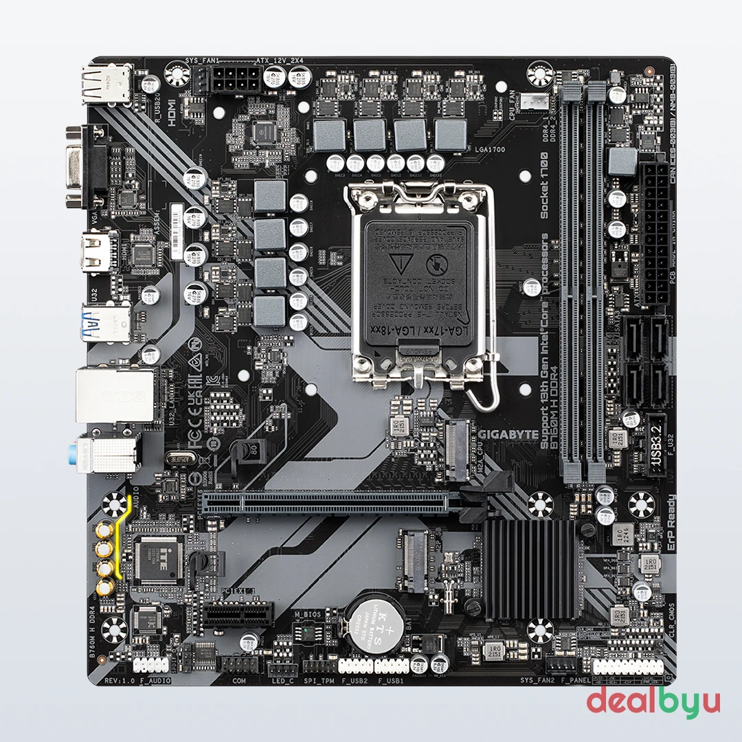 Gigabyte B760M H DDR4 Motherboard