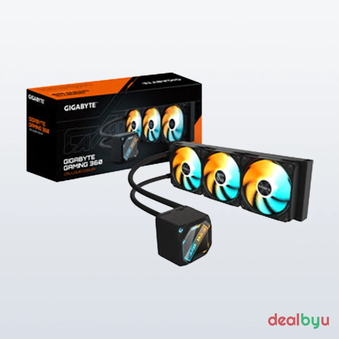 Gigabyte GAMING 360 ARGB (Black) — 360mm AIO Liquid CPU Cooler