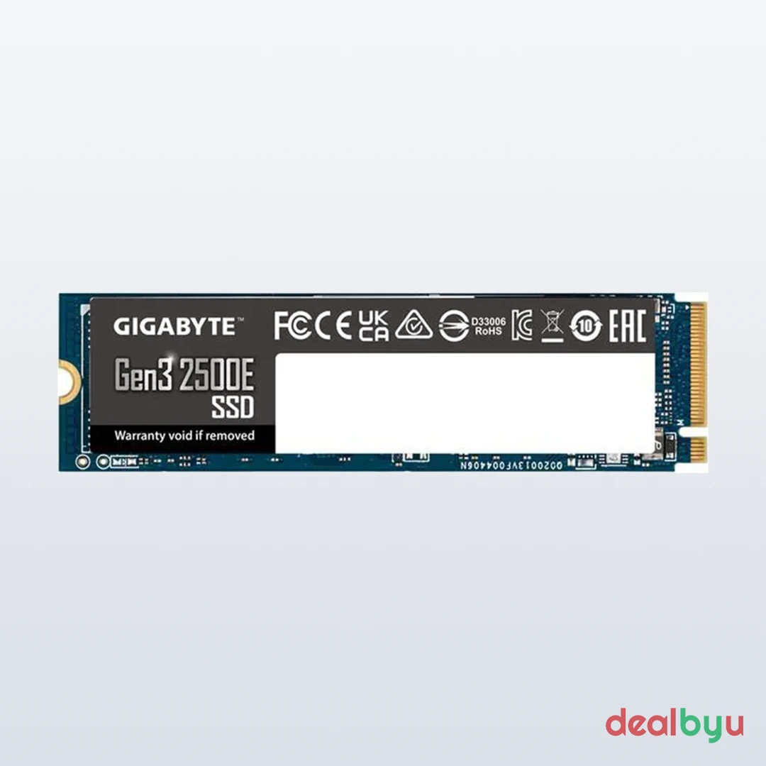 Gigabyte Gen3 2500E 500 GB PCIe 3.0 NVMe M.2 2280 SSD