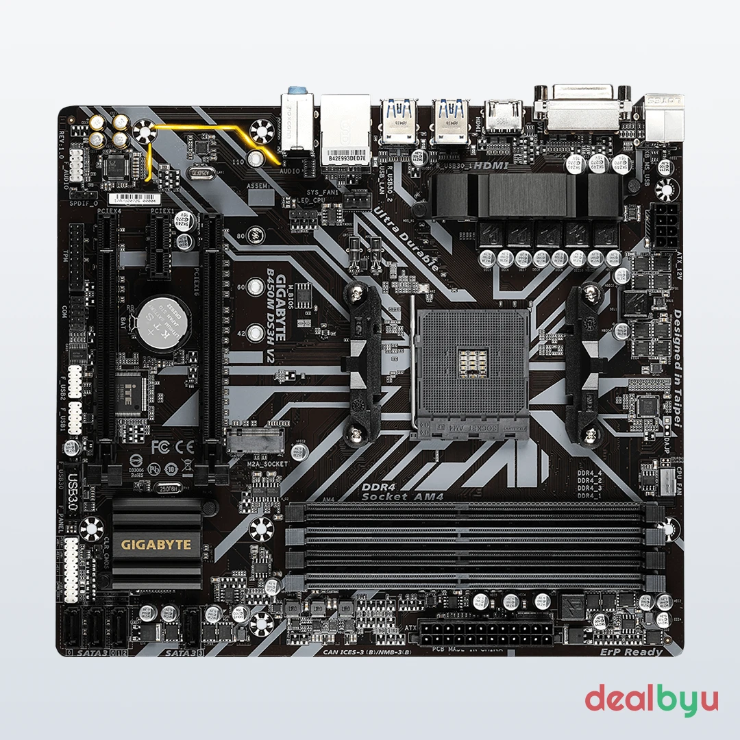 Gigabyte B450M DS3H V2 Motherboard