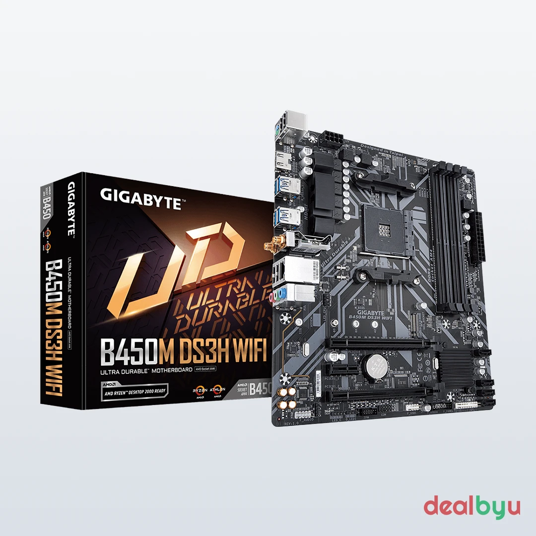 Gigabyte B450M DS3H WIFI Motherboard