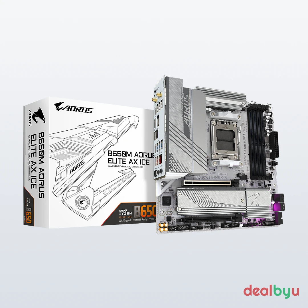 Gigabyte B650M AORUS ELITE AX ICE Motherboard