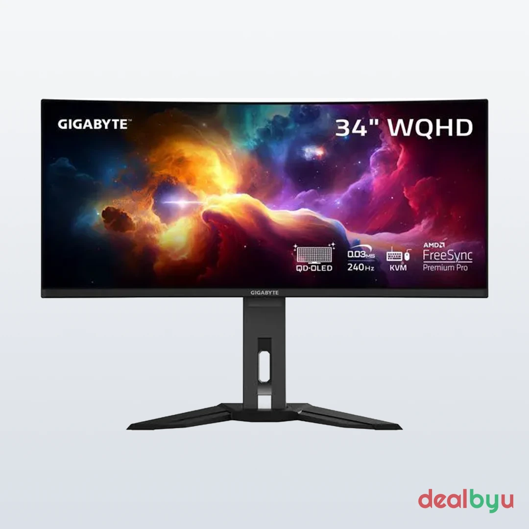 GIGABYTE MO34WQC2 34-inch UWQHD 240Hz Gaming Monitor