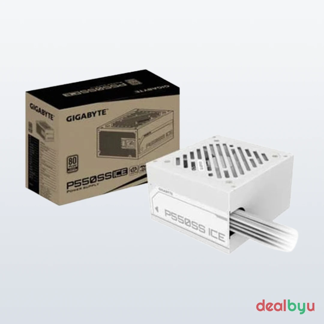 Gigabyte P550SS ICE 550W — 80+ Silver Non-Modular Power Supply (White)