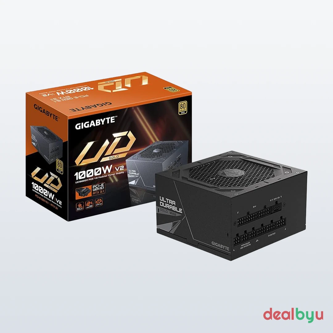 Gigabyte UD1000GM PG5 V2 1000W — 80+ Gold Fully Modular Power Supply