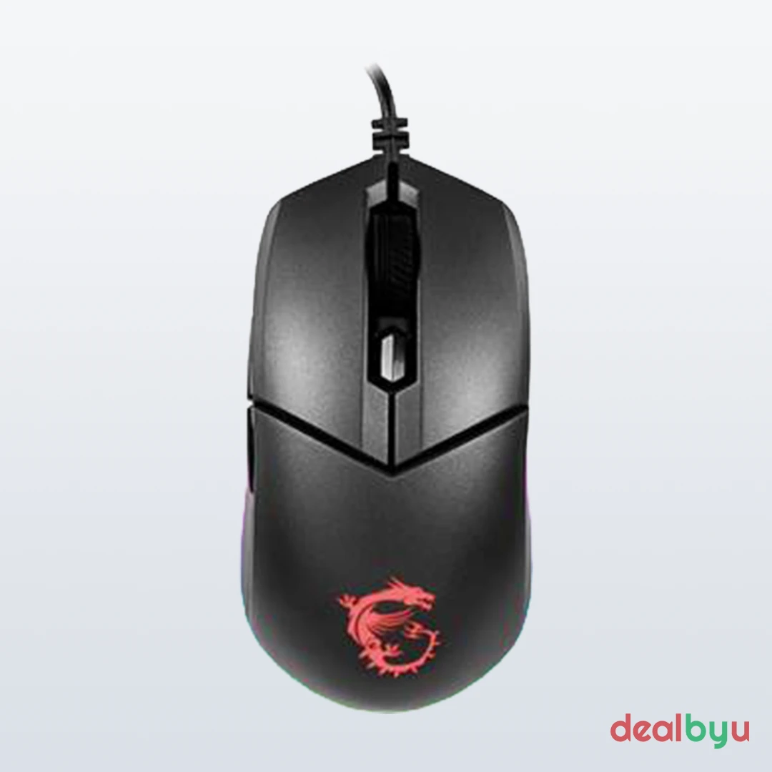 MSI Clutch GM11 — Wired Gaming Mouse, 5,000 DPI, RGB